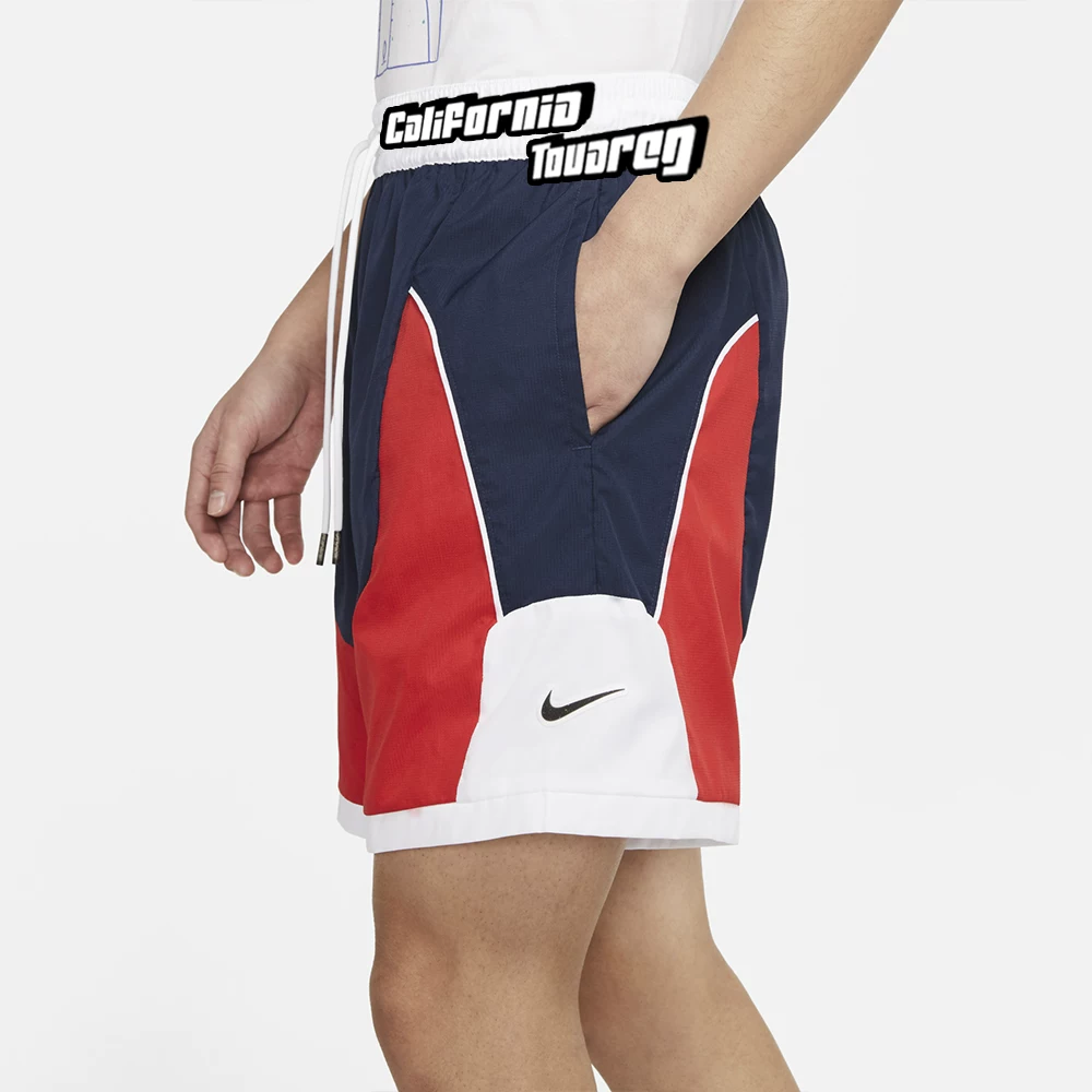 Бренд Nike, дышащие спортивные баскетбольные шорты, свободный крой