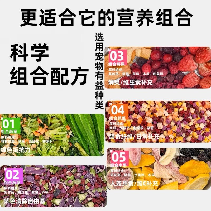 尽兴宠物零食低温慢烘犬猫冻干水果训练奖励果蔬冻干拌粮均衡营养,淘宝优惠券,粉丝福利购,淘宝优惠卷