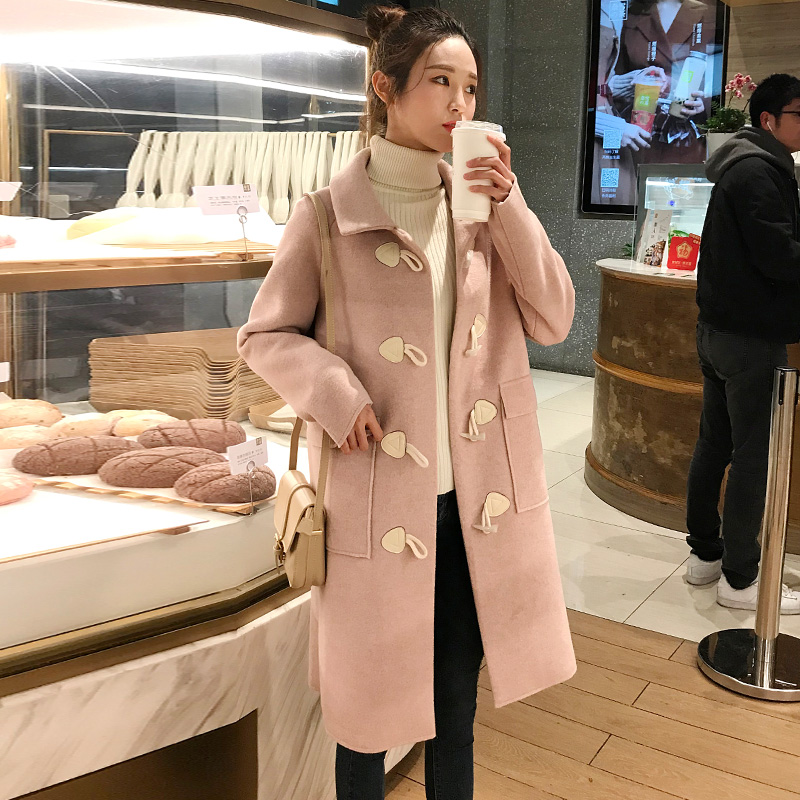 赫本风毛呢外套女小个子2020年韩版 姿莲娜毛呢外套