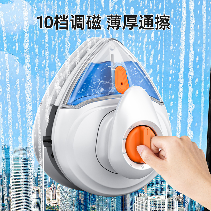 擦玻璃器家用2024新款双层双面擦窗户神器高楼清洁清洗工具刷刮搽