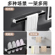 Hole-free multifunctional towel rack