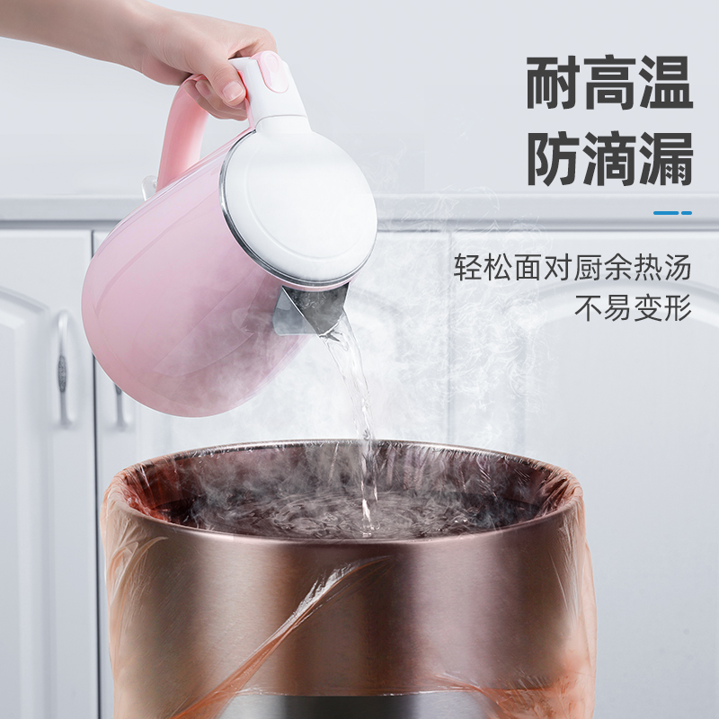 益伟家居旗舰店垃圾袋加厚家用黑色一次性手提背心式大号小号特厚塑料厨房拉圾袋3