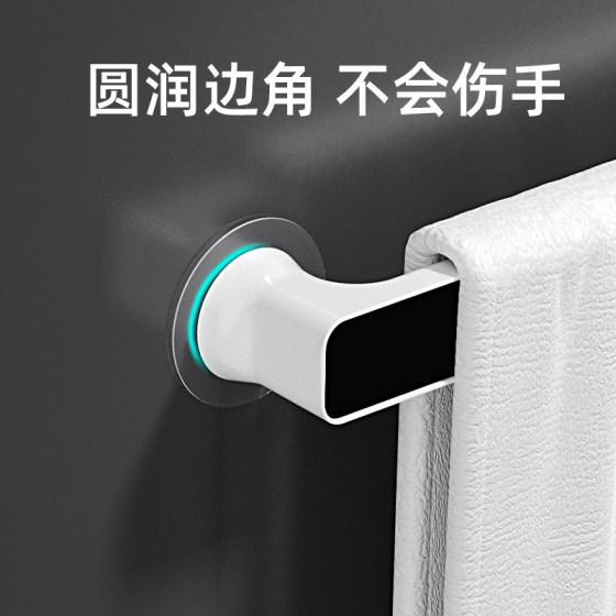 Hole-free multifunctional towel rack
