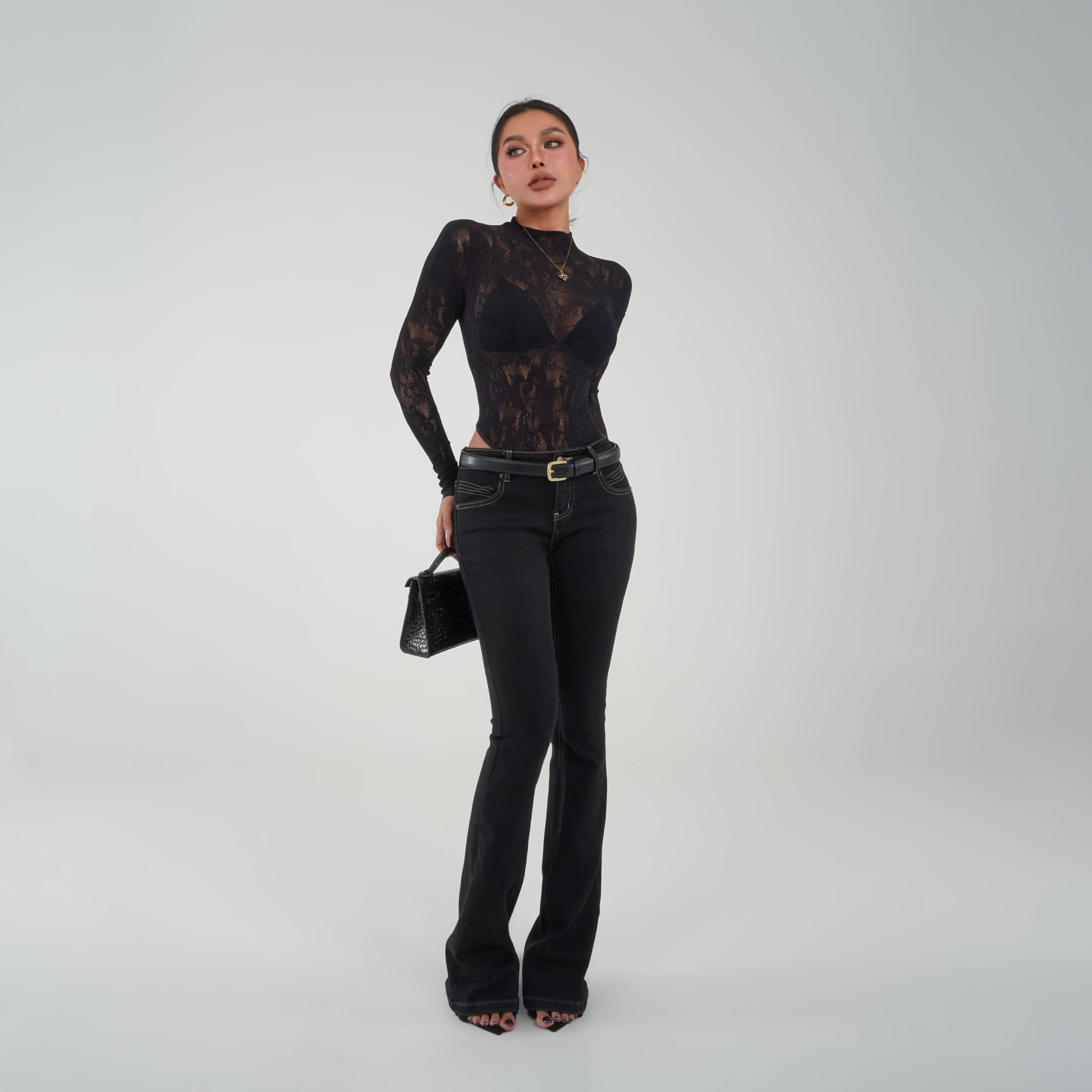 【蜜蜜家】烟花易冷 欧美辣妹性感蕾丝镂空长袖连体衣 WD/02645,淘宝优惠券,粉丝福利购,淘宝优惠卷