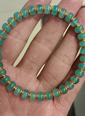 热门天河925银镀金贴片手链手串男女可戴直播间热卖款厂家批发