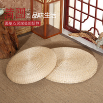Grass Choreographer Vine-knitted cushion Tea Road cushion Chinese floating window cushion Baifo Zen meditation cushion thickened round cushion
