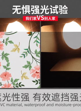 日系玻璃防窥膜厕所阳台洗澡间卧室家用窗户膜透光不透人遮光单向
