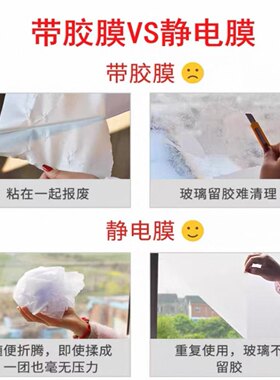 磨砂玻璃贴透光不透明防窥隔热
