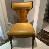 Британский сплошной обеденный стул Fuxing европейский стиль ресторан впечатление от виллы Mansion Model Model Stool Factory Прямые продажи