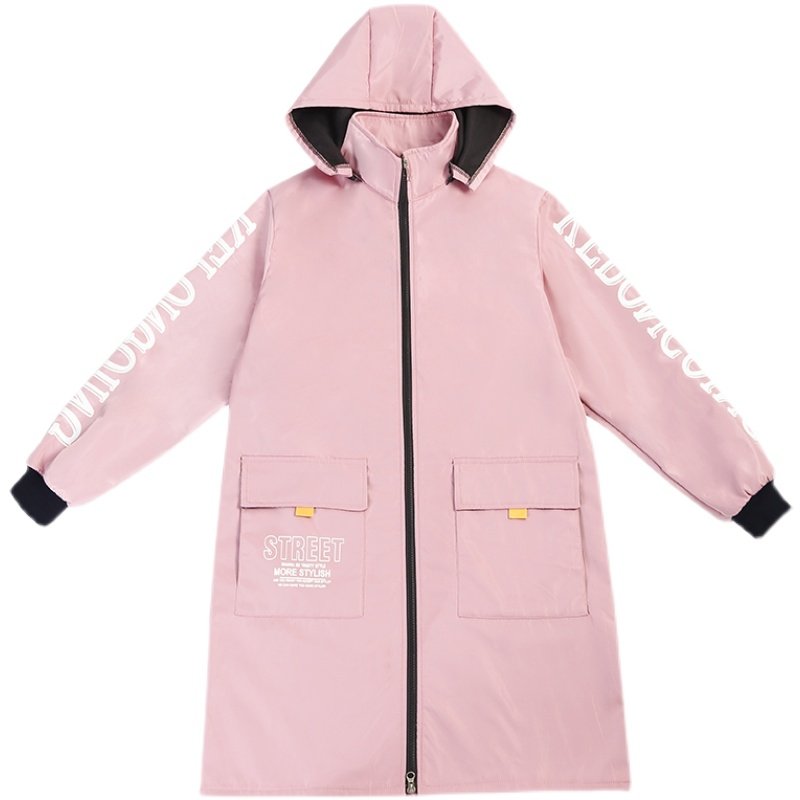 加绒加厚冬罩衣成人男女防水防污家用厨房围裙外穿长袖拉链工作服,淘宝优惠券,粉丝福利购,淘宝优惠卷