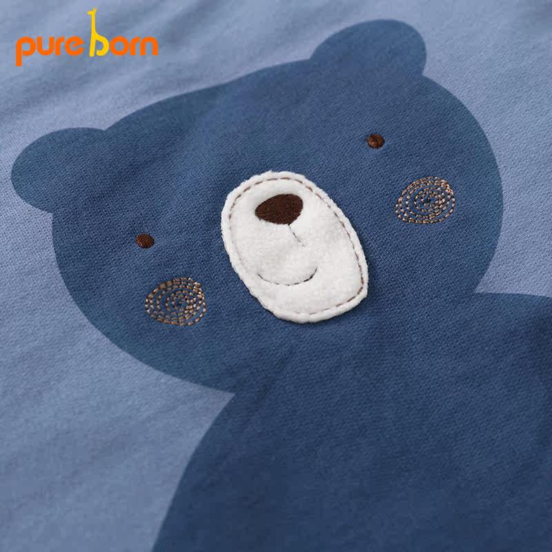 pureborn新生儿冬季 pureborn博睿恩连身衣/爬服/哈衣