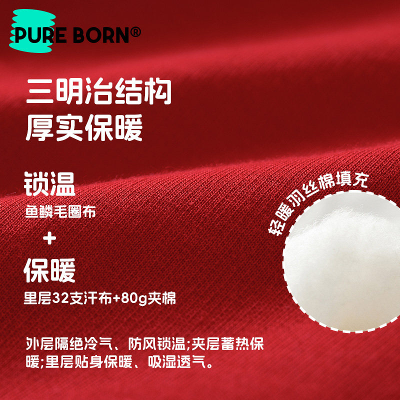 博睿恩男女宝宝新年款帽子2025秋冬新款婴儿加绒保暖醒狮护耳帽,淘宝优惠券,粉丝福利购,淘宝优惠卷