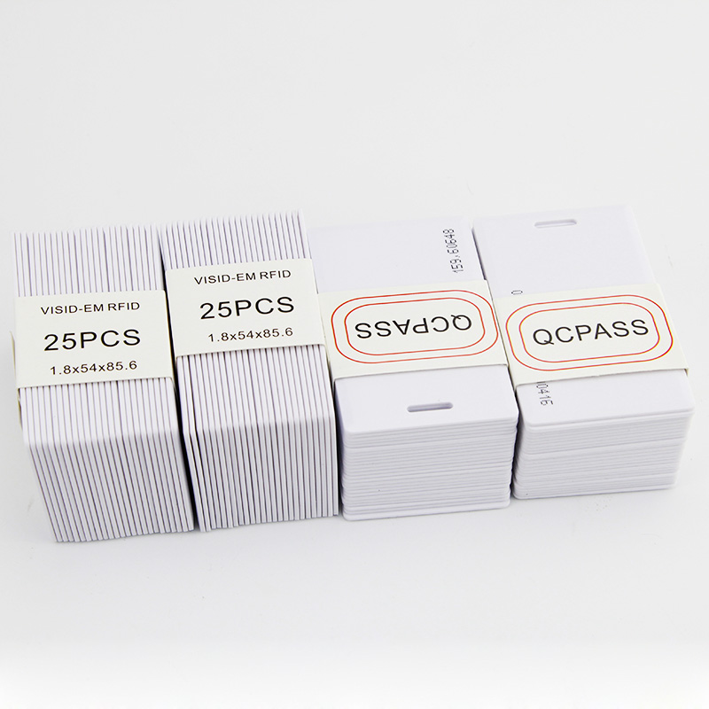 感应考勤机ID考勤卡消费卡门禁机ID厚卡印刷制作IC会员充值智能卡食堂空白卡带卡号KD12+ 36 38科密消费机52A - 图1