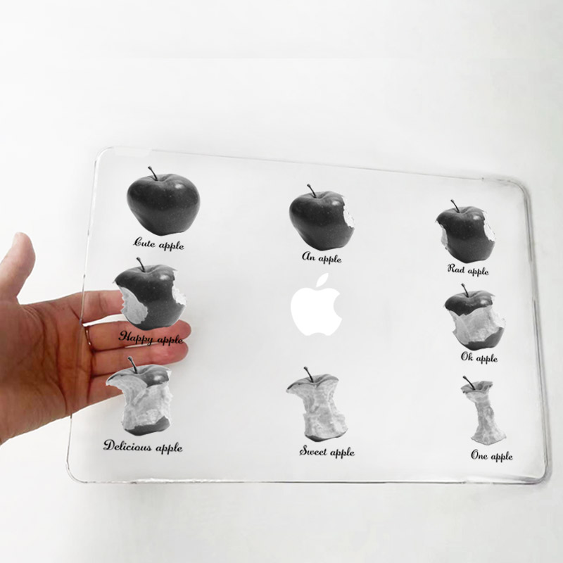 适用24新款Macbook保护壳m3轻软m1苹果笔记本电脑套air薄壳透明m2pro13/14/15防摔2338卡通2442缺口潮牌苹果 - 图0