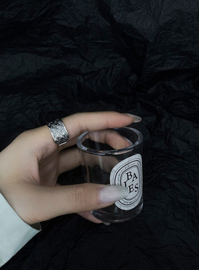 四叶草宽版开口戒指女