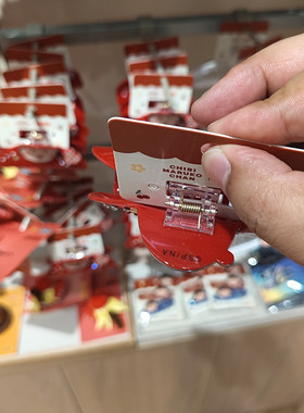 【MINISO】名创优品樱桃小丸子-复古系列半圆爪夹装红色发饰可爱