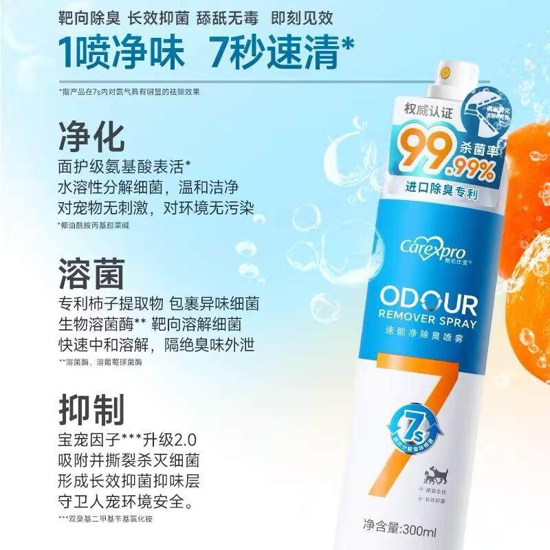 格伦仕宝除臭喷雾去尿味狗狗清洁杀菌消毒猫狗尿除味剂环境除臭,淘宝优惠券,粉丝福利购,淘宝优惠卷