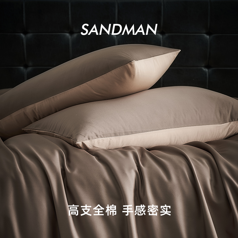 SANDMAN长绒棉轻奢高档床上四件套100支全棉纯棉床单床笠被套床品 - 图2