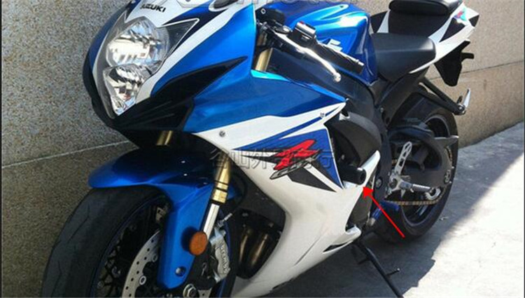 铃木GSXR600/750 小R中R K11/L1/L3/L5/L6适用改装防摔胶 保险杠