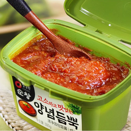 清净园韩式包饭酱500g烤肉包饭蘸酱蒜蓉酱辣椒酱韩料店同款进口 - 图0