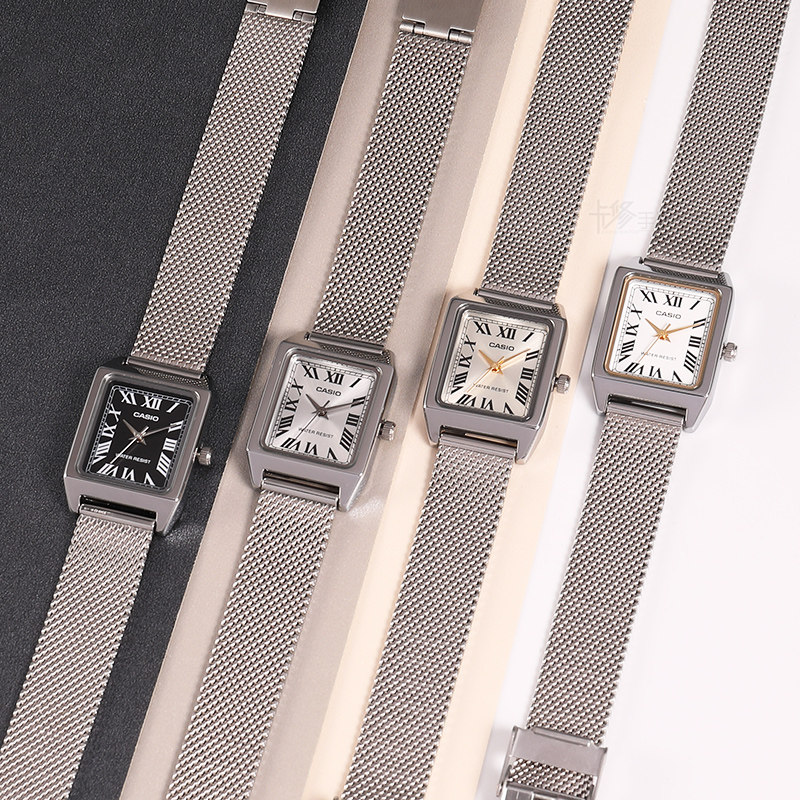 casio复古2023年新款学生小方表 卡修手表日韩腕表