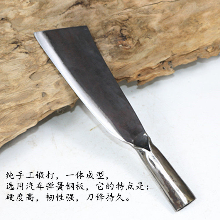 镰刀劈砍柴刀户外农用刀山刀竹刀树刀直刀修枝刀弹簧钢锻打刀具_虎窝淘