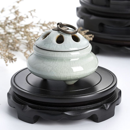 机械旋转工艺品底座托架实木花瓶鱼缸奇石头花盆摆件木托盘架转盘 - 图2