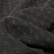 Шелковая ткань 顺德老料莨绸柞蚕丝条格绸非遗真丝香云纱布料汉服外套服装面料