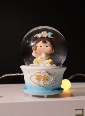 儿童水晶球可爱创意摆件