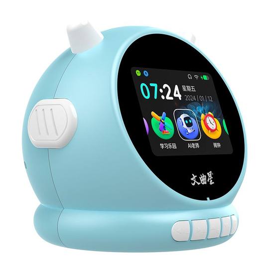 Wenquxing, reloj despertador inteligente con IA específico para estudiantes, máquina de educación temprana, ilumina a los niños para aprender a administrar el tiempo de autodisciplina en el verano