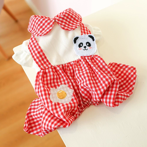 Pet Bichon Pometrian Cat and Dog Одежда весна и осень маленькая собачья комбинезон осень четвероногий одежда тонкая