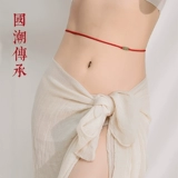 Цепочка, браслет из красной нити, оберег на день рождения, ремень, сексуальный шнурок на талию, 2023