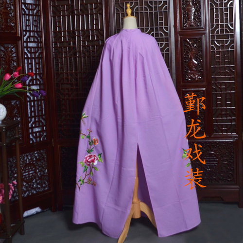 新品戏剧戏曲京剧越剧舞台演出服小生小旦旦小姐绣花牡丹披风斗篷 - 图2