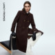 Langzi shoulder coat/waisted coat/mid-length coat