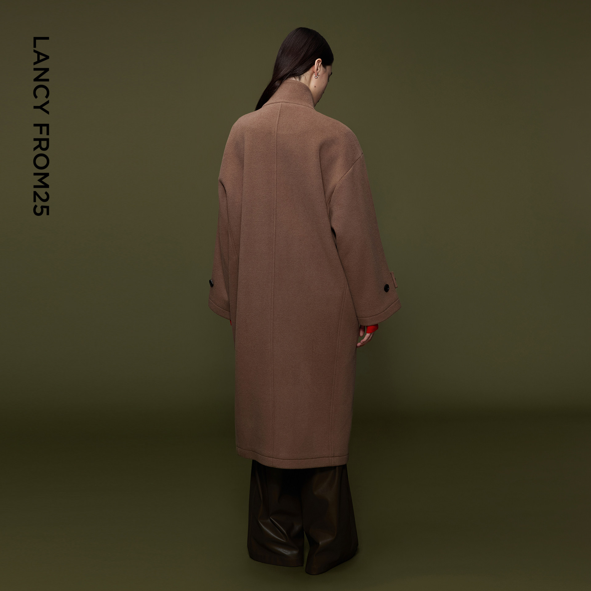 【秀场同款】王楚然同款穿搭朗姿羊毛时尚毛呢外套呢子大衣高级感,淘宝优惠券,粉丝福利购,淘宝优惠卷