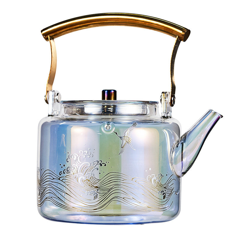 煮家用烧水壶蒸茶两用泡茶壶玻璃 福容茶壶