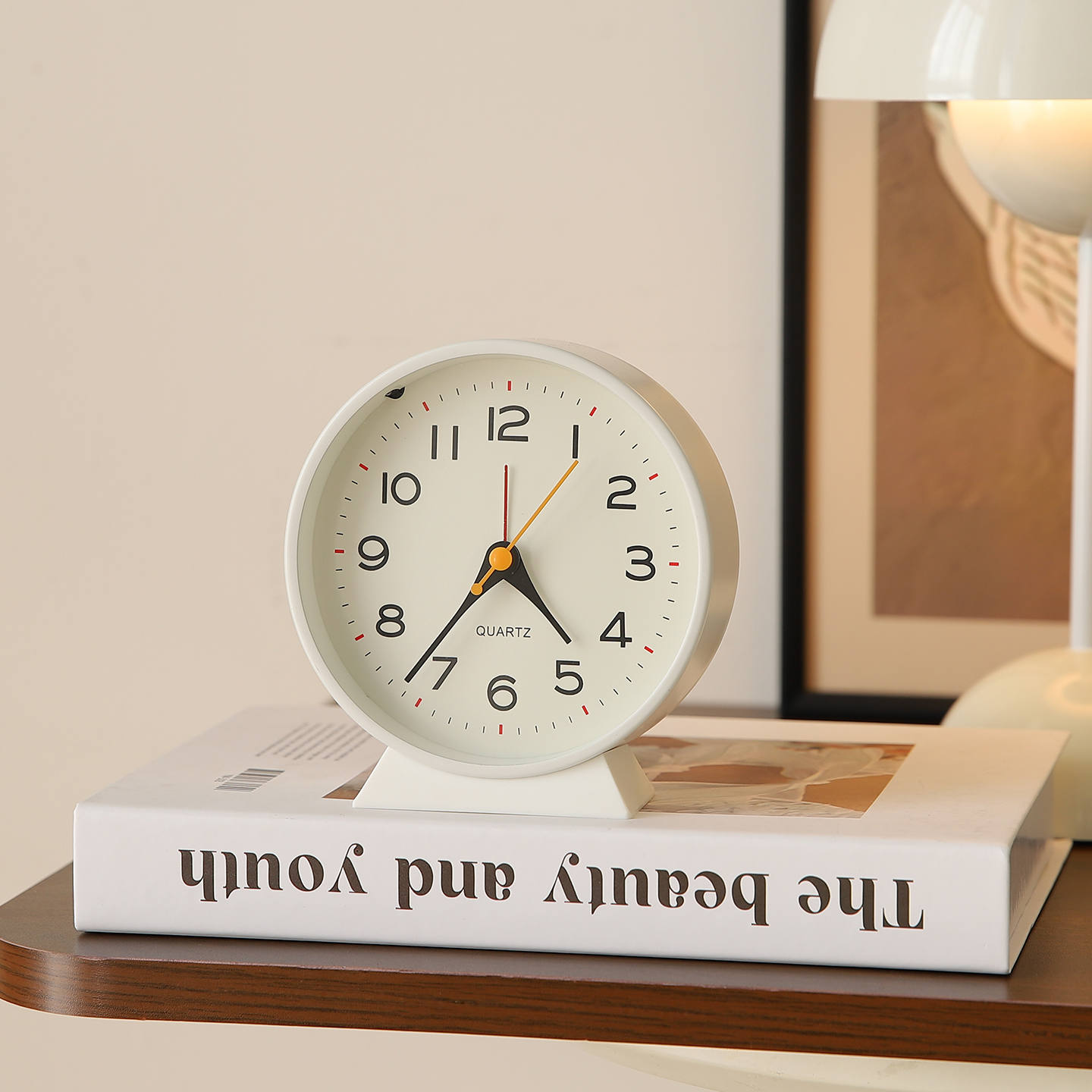 极简电子显示数字时钟桌面摆件钟表摆台式小型闹钟高颜值学生专用 - 图1