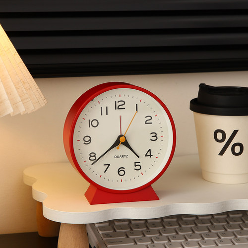 极简电子显示数字时钟桌面摆件钟表摆台式小型闹钟高颜值学生专用 - 图0