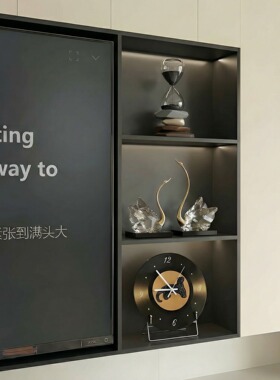 意式极简客厅餐边电视柜家居装饰摆件高级感小众新家的100个快递