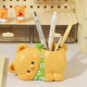 Cute Bear Pen Holder Emotional Stability Healing Decoration Office Desk Station Decoration Creative Gift for Girls