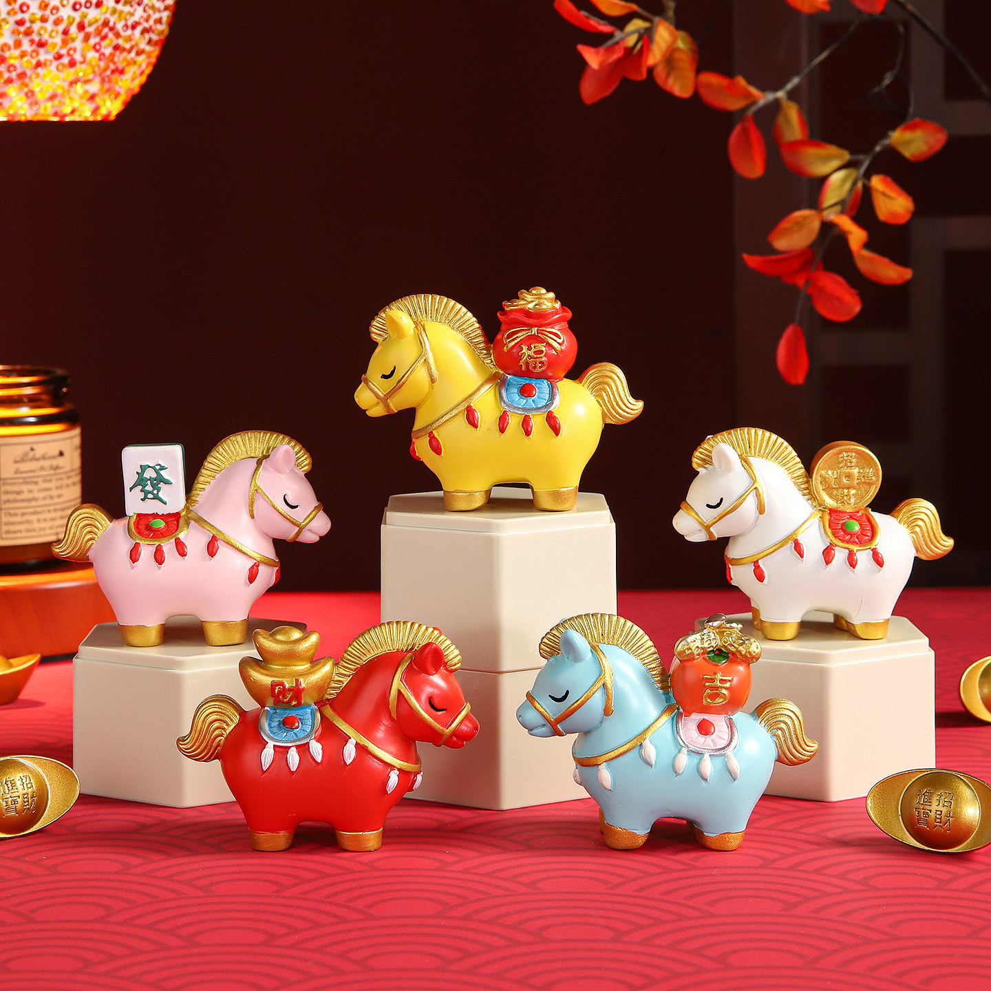 2026马年吉祥物生肖马本命年礼物马到成功有钱办公室桌面装饰摆件,淘宝优惠券,粉丝福利购,淘宝优惠卷