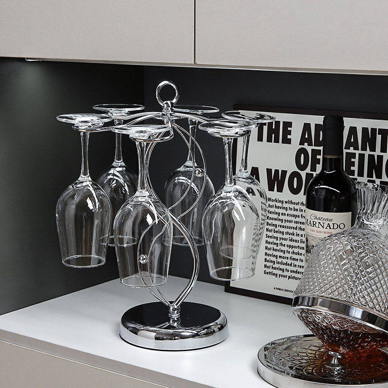轻奢高档红酒杯杯架摆件现代家居饰品餐厅高脚杯醒酒器酒柜装饰品,淘宝优惠券,粉丝福利购,淘宝优惠卷