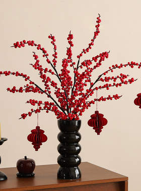 中古风客厅电视机柜台面装饰氛围感摆件高级感小众新房子乔迁礼物