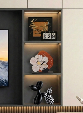 中古风餐边电视酒柜壁龛家居装饰摆件轻奢高档客厅高端大气上档次