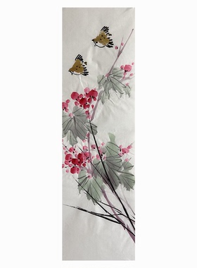 画芯装饰国画花鸟画纯手绘梅花