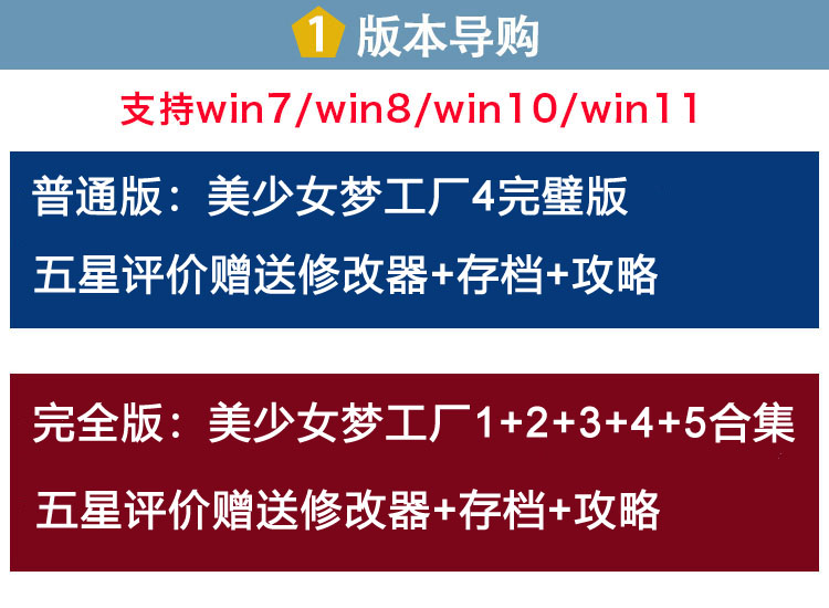 美少女梦工厂4完璧版1-5合集win电脑经典养成类单机游戏送修改器 - 图3