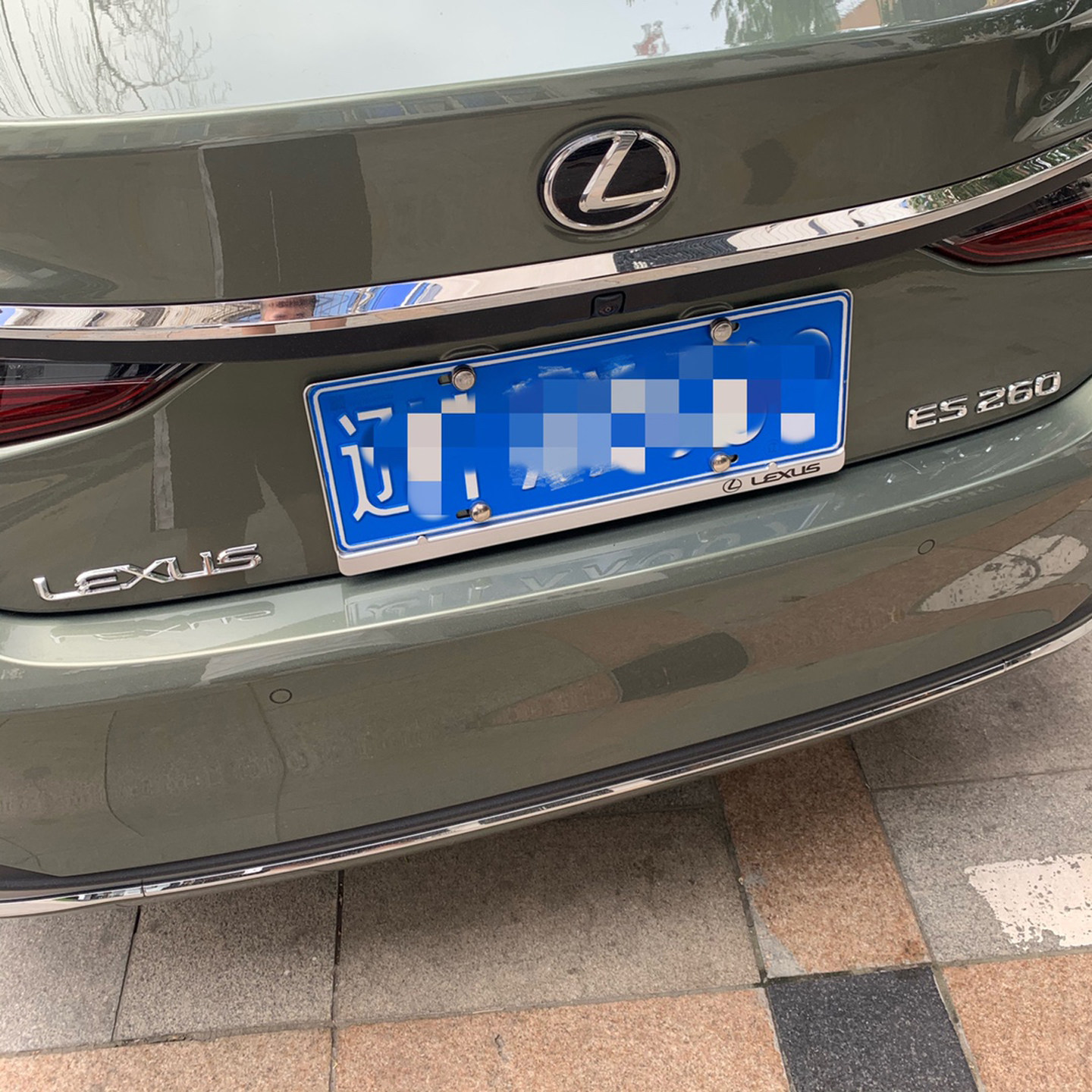 雷克萨斯车牌架 ES200 LS500h UX300hNX RX350h牌照框 Fsport改装