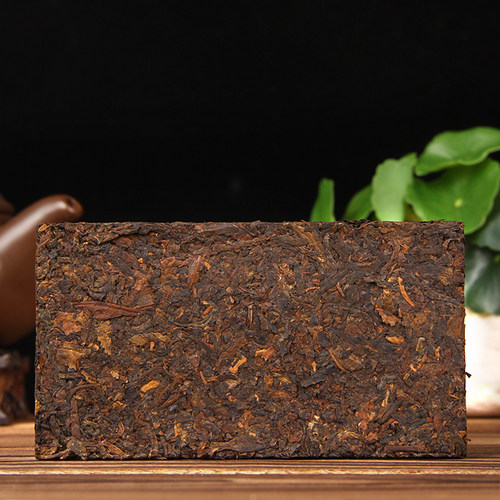 普洱茶 云南茶叶砖茶 100g牛皮茶砖 2017年陈香普洱熟茶 - 图0