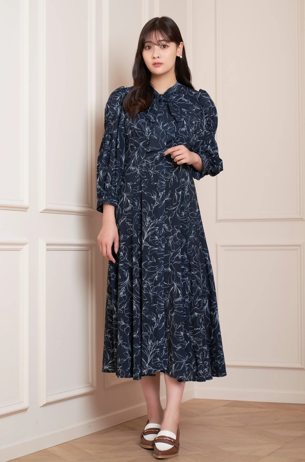 Herlipto❤︎ La Brea Bow-Tie Dress-
