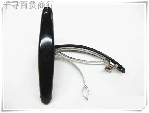 Черная заколка для волос для пожилых людей, аксессуар для волос, черный хвостик